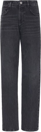 Rigid Slim Leg V-Back Jeans