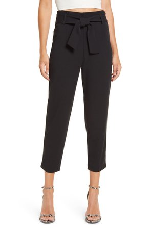 Leith Belted Tapered Pants | Nordstrom