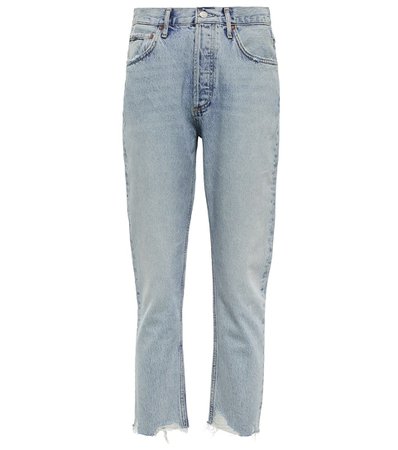AGOLDE Riley high-rise straight jeans
