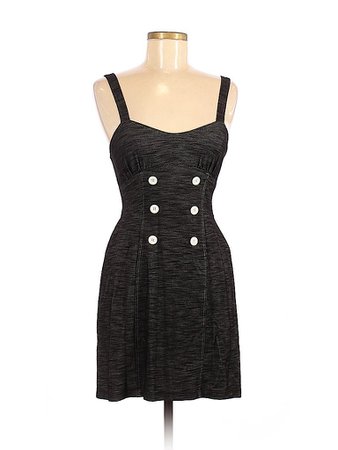 American Rag Cie Solid Black Casual Dress Size M - 72% off | thredUP