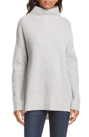 Nordstrom Signature Rib High/Low Cashmere Sweater | Nordstrom