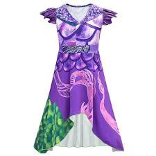 descendants 3 mal's dress purple and Green - Google Search