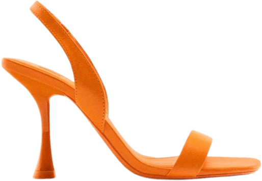 Zara orange sandals