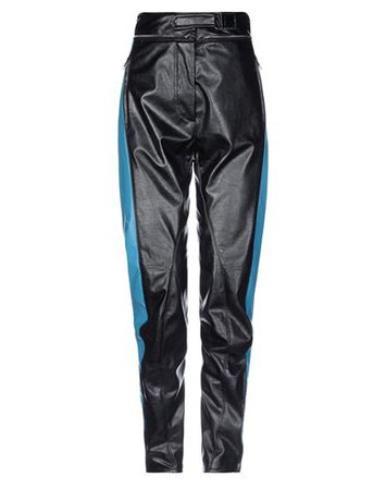 MSGM Women's Casual pants faux leather