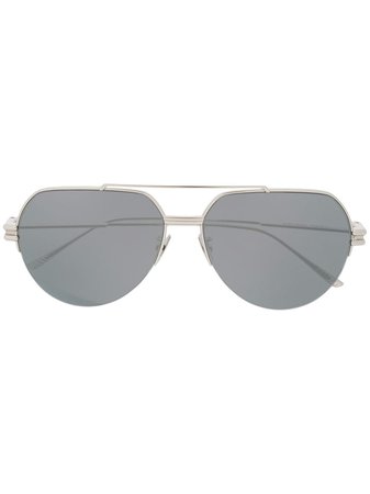 Bottega Veneta Aviator Frame Sunglasses - Farfetch
