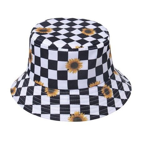 Sunflower Check Bucket Hat | Own Saviour