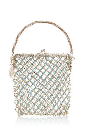 Flaubert Brass Bag with Crystals by Rosantica | Moda Operandi