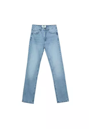 Straight fit jeans - Women's See all | Stradivarius United States