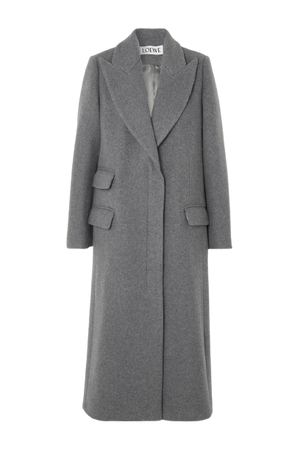 LOEWE - Mélange wool coat