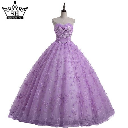 lilac ball dress