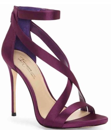 Purple heeled sandal
