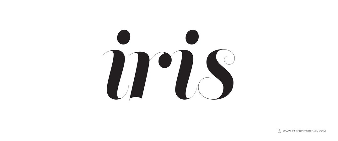 Iris Beirut - Dubai - Abu Dhabi - Bahrain - Doha is Paperview design | Branding agency | Stationery, logo and print design | Corporate identity | Restaurant branding and Graphic Design