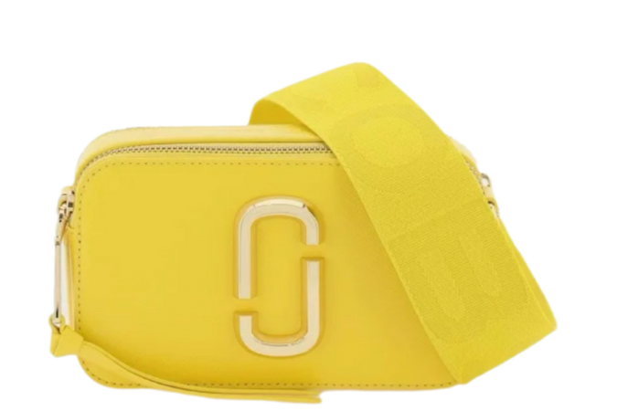yellow Marc jacobs snapshot bag
