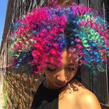 brightly colored shaved hair women - Google Search