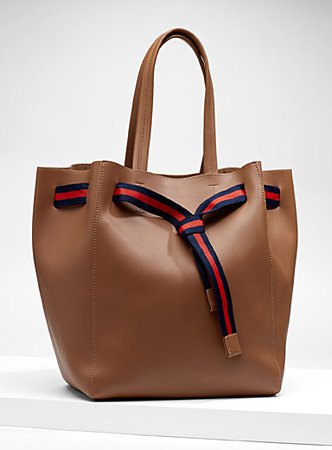 Ribbon trim tote | Simons | Shop Women's Tote Bags Online | Simons