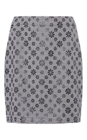 Daisy Tweed Mini Skirt by VERSACE