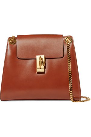Chloé | Annie leather shoulder bag | NET-A-PORTER.COM