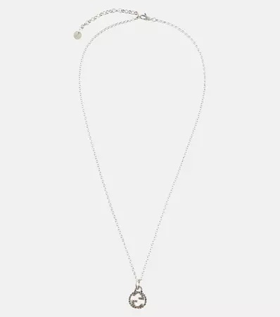 Interlocking G Sterling Silver Necklace in Silver - Gucci | Mytheresa