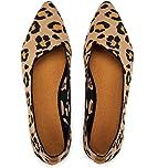 Amazon.com | Frank Mully Womens Pointed Toe Flats Knit Dress Shoes Comfort Women Shoes Slip On Ballet Shoes for Woman Classic Softable Shoes Low Wedge Leopard Yellow,9 | Flats