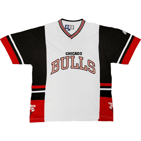 Chicago Bulls Vintage 90s Starter Warmup Basketball Jersey Shirt