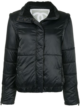 Chanel Pre-Owned High Collar Padded Jacket - Farfetch