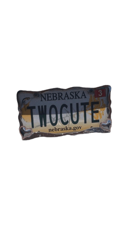 Nebraska license plate