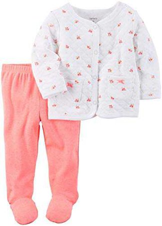 Amazon.com: Carter's Baby Girls' 2 Pc 126g521: Clothing