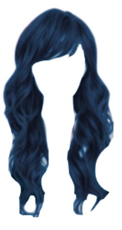 Navy Blue Hair @bittersweetofficial