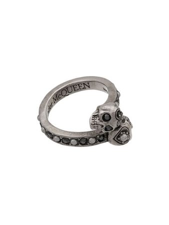 Alexander McQueen skull motif ring $260 - Buy Online - Mobile Friendly, Fast Delivery, Price