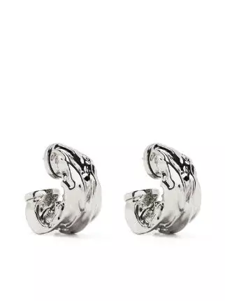 Courrèges silver-tone Earrings - Farfetch