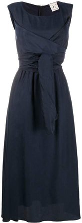 Tie-Waist Midi Skirt