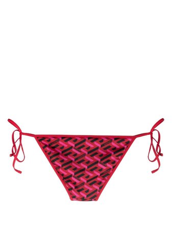 Versace graphic-print Bikini Bottoms - Farfetch