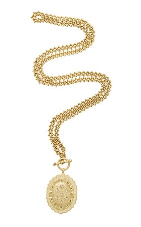 Almost Famous 24K Gold-Plated Crystal Necklace by Brinker & Eliza | Moda Operandi