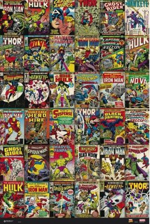 24x36 Marvel Comics Classic Covers Poster shrink wrapped | eBay