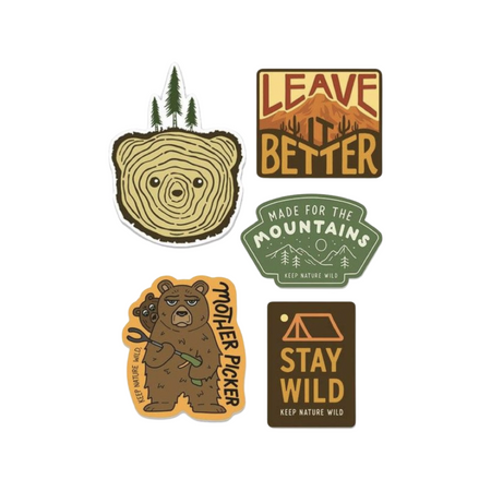 outdoorsy stickers