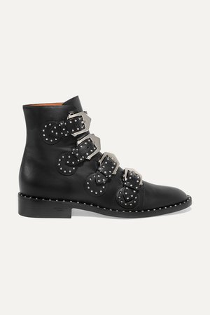 Givenchy | Elegant studded leather ankle boots | NET-A-PORTER.COM