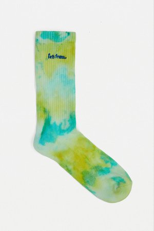 iets frans… Green Tie-Dye Socks | Urban Outfitters UK