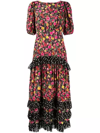 Rixo Shireen floral-print Midi Dress - Farfetch