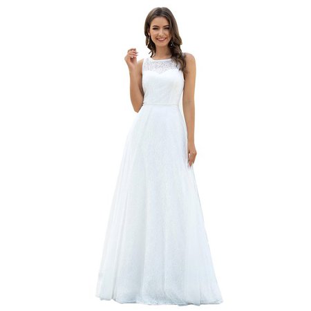 Ever-pretty - Ever-Pretty Women's Lace Wedding Dress for Bride Formal Occasion Party Dresses 00645 White US8 - Walmart.com - Walmart.com