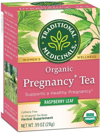 Traditional Medicinals Women's Tea Organic Pregnancy Tea Caffeine Free 16 Wrapped Tea Bags .99 oz (28 g)