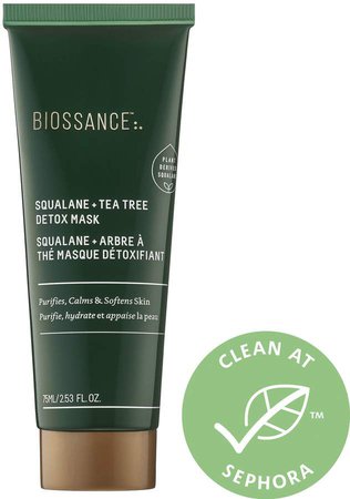 Biossance - Squalane + Tea Tree Detox Mask