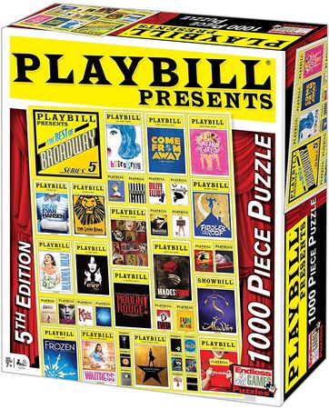 Amazon.com: Playbill Broadway Cover - 1000 Piece Jigsaw Puzzle: ndlessGamesEndlessGames,: Toys & Games