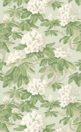 green flowers background