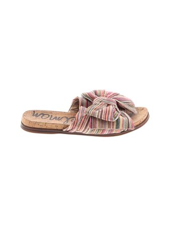 Sam Edelman Solid Tan Pink Sandals Size 7 1/2 - 70% off | thredUP