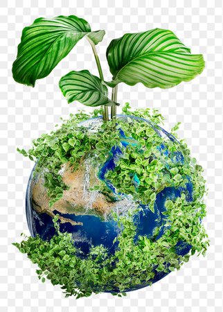 Png tree growing on globe save the planet… | Free stock illustration | High Resolution graphic