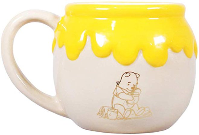 Winnie The Pooh Shaped Mug Hunny Half Moon Calici Tazze: Amazon.ca: Home & Kitchen