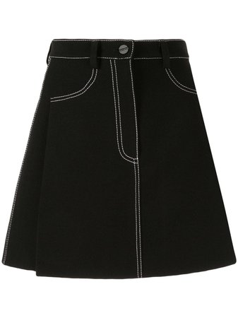 Dion Lee Stitch Tuck Mini Skirt - Farfetch
