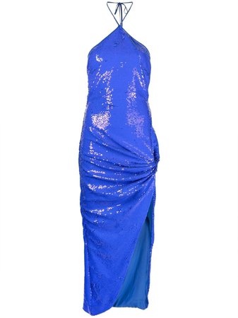 Giuseppe Di Morabito sequin-embellished Halterneck Maxi Dress - Farfetch