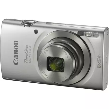 Canon PowerShot ELPH 180 Digital Camera (Silver) - Walmart.com