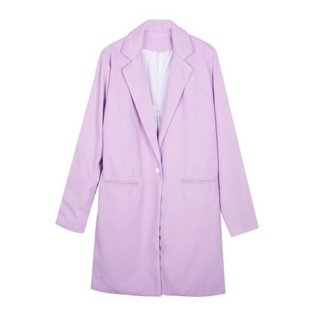 Pastel Purple Women's Winter Coat - Code500